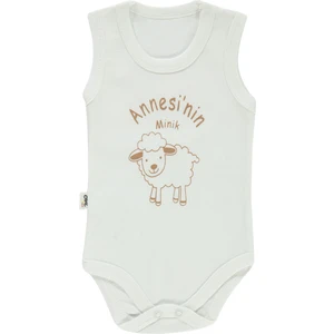 Civil Baby Bebek Çıtçıtlı Badi 1-12 Ay Ekru
