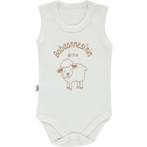 Civil Baby Bebek Çıtçıtlı Badi 1-12 Ay Ekru