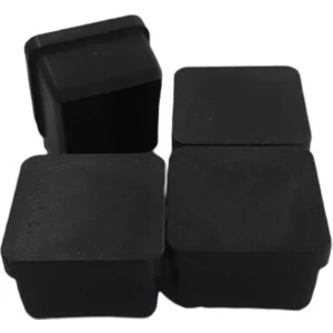 Katar Market Profil Iç Ayak Tapası Plastik Siyah 20x20 Mm 4 Lü