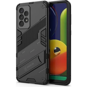 Samsung Galaxy A73 5g Matrix Serisi Armor Standlı Perfect Koruma Kılıf - Siyah
