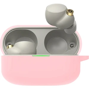 Sony WF-1000XM4 Pembe Için Silikon Koruyucu Kılıf (Yurt Dışından)