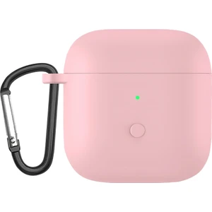 Redmi Buds3 Pembe Için Sıvı Silikon Tek Parçalı Kulaklık Kılıfı (Yurt Dışından)