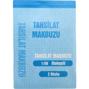 Tahsilat Makbuzu Otokopili 9.5X13.5 cm 50X2 Nüsha Kod:32