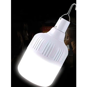 30 Watt E27 Duylu Taşınalabilir Şarjlı LED Ampul CT-4279 Beyaz Işık