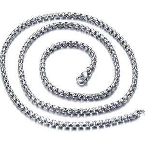Gri 70 Cm. 5 Mm. Erkek Çelik Zincir Dr22