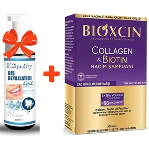 E2'Quality Diş Beyazlatıcı Köpük + Bioxcin Collagen & Biotin Hacim Şampuanı 300 Ml