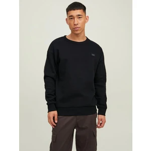 Jack & Jones Erkek Bisiklet Yaka Sweatshirt Logo Patch Sweatshirt 12216345