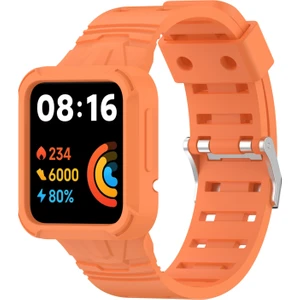 YKD Store Xiaomi Poco Için Silikon Saat Bandı Portakal (Yurt Dışından)
