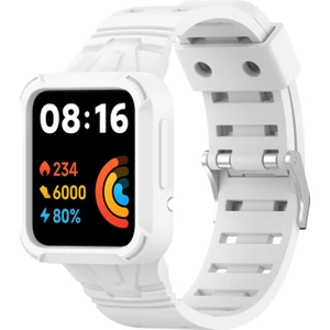 YKD Store Xiaomi Poco Için Silikon Saat Bandı Beyaz (Yurt Dışından)