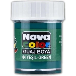 Yeşil Guaj Boya 25 ml 1 Adet Nova Color Su Bazlı 25 ml Guaj Boya Yeşil 1 Adet