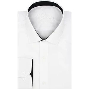 Erkek Beyaz Slim Fit Uzun Kol Gömlek