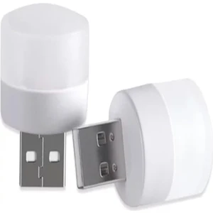 Mini Ampul 1W Taşınabilir USB LED Işık - Powerbank Laptop Pc Uyumlu Mini Işık