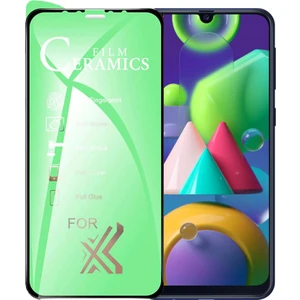 Samsung M21 Ekran Koruyucu 9d Seramik Nano Tam Kaplayan Kavisli