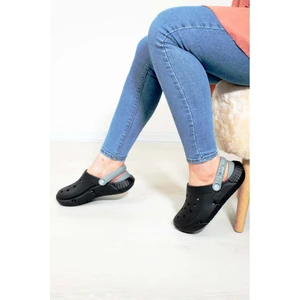 1253-TROYA Tam Anatomik Doktor ve Hemşire Terliği - NKT01253-SIYAH-35-36