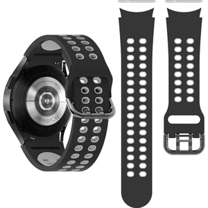 Novstrap Samsung Galaxy Watch 4 40 42 44 46 mm Uyumlu Kordon Tam Uyumlu Pimli Spor Delikli Kordon