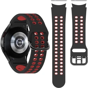 Novstrap Samsung Galaxy Watch 4 40 42 44 46 mm Uyumlu Kordon Tam Uyumlu Pimli Spor Delikli Kordon