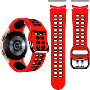 Novstrap Samsung Galaxy Watch 4 40 42 44 46 mm Uyumlu Kordon Tam Uyumlu Pimli Spor Delikli Kordon