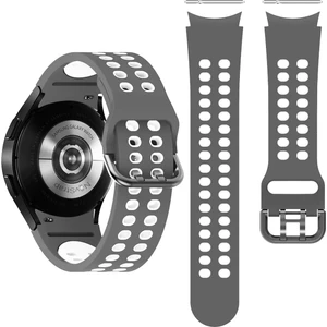 Novstrap Samsung Galaxy Watch 4 40 42 44 46 mm Uyumlu Kordon Tam Uyumlu Pimli Spor Delikli Kordon