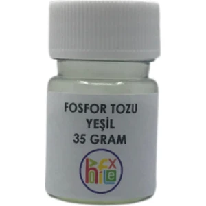 Epoksi Fosfor Tozu Yeşil Karanlıkta Parlayan Fosfor 35 gr