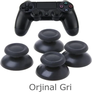 Zaloğlu Grup Ps4 Analog Orjinal Topuz Cap Tumbik V2 Gri 4 Adet