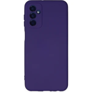 Case World Caseworld Samsung Galaxy M52 5g Kapak Içi Kadife Kamera Korumalı Lansman Silikon Kılıf - Mor