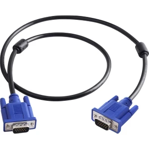 1.5 Metre VGA Kablo 15 Pin Erkek Erkek VGA Kablo Monitör Tv Projektör Görüntü Kablosu