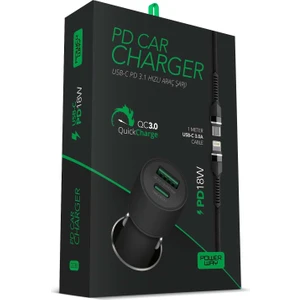 CC35 3100 Amper PD20W Type-C To Lıghtıng Hızlı Şarj Yeni Nesil Araç Şarj Seti