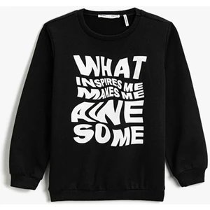 Erkek Çocuk Sweatshirt Siyah 23KY59000247
