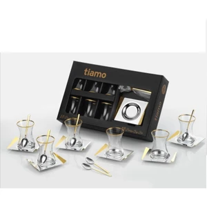 Tiamo 18 Parça Avons Çay Seti Gold
