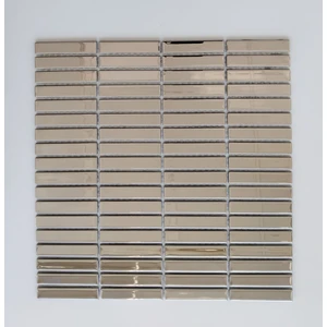 Mozaikristal, Mutfak Tezgah  Arası  ve Iç Dekorasyon Için Kristal Cam Mozaik. Cam Ölçüsü: 15x73x4 mm. File ölçüsü: 30x30 cm.  ( 1 m2 fiyatıdır )