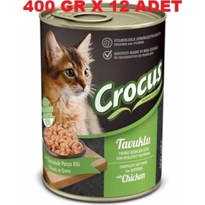 Yav. Kedi Tavuklu Yaş Mama 400G x 12
