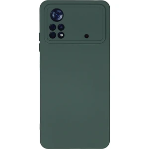 Kzy Xiaomi Poco X4 Pro 5g Kapak Içi Kadife Kamera Korumalı Lansman Silikon Kılıf - Yeşil