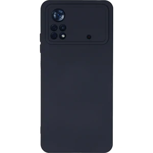 Xiaomi Poco X4 Pro 5g Kapak Içi Kadife Kamera Korumalı Lansman Silikon Kılıf - Koyu Mavi