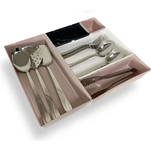 TEKNO İSTANBUL 5 Parça Plastik Derin Çekmece Içi Modüler Düzenleyici Organizer Tepsi Set