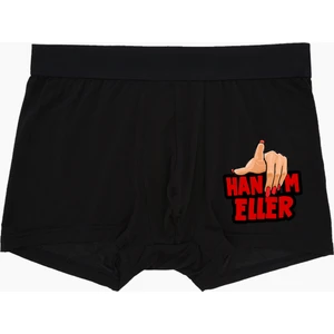 Hanımeller Siyah Boxer