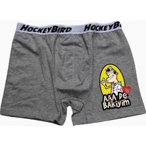 Kalp Doktoru Karikatürlü Boxer Gri