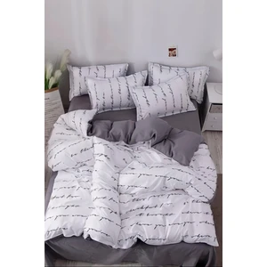 Çarşafı Lastikli Çift Taraflı Çift Kişilik Nevresim Takımı