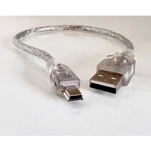 30 cm Mini USB Kablo 5 Pin Kısa USB Kablosu 30CM USB 2.0 A Erkek Mini B 5pin Erkek Şarj Data Kablo