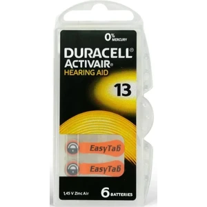 Activair 13 Numara PR48 Işitme Cihazı Pili 6'lı 1 Paket