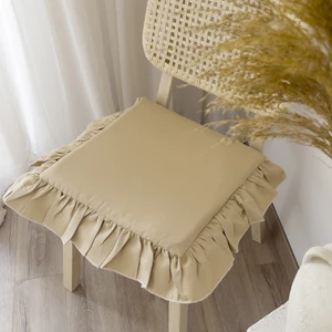 Ritmo Home Sıvı & Leke Itici Fırfırlı İskandinav Sandalye Minderi