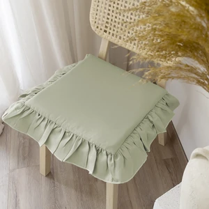 Ritmo Home Sıvı & Leke Itici Fırfırlı İskandinav Sandalye Minderi
