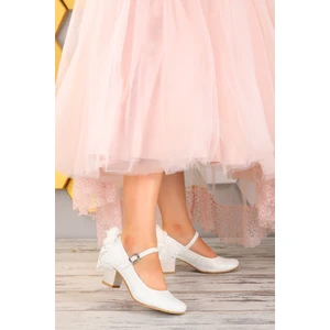 Kiko Kids Kiko 754 Çupra Günlük Kız Çocuk 4 cm Topuk Babet Ayakkabı