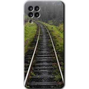 Bera Aksesuar Samsung Galaxy M32 Kılıf Hd Desen Baskılı Arka Kapak - Tren Yolu