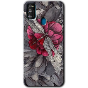 Bera Aksesuar Samsung Galaxy M21 Kılıf Hd Desen Baskılı Arka Kapak - Kelebek Ömrü