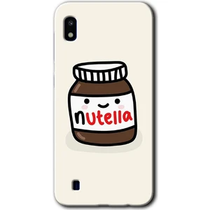 Bera Aksesuar Samsung Galaxy A10 Kılıf Hd Desen Baskılı Arka Kapak - Nutella Aşkım