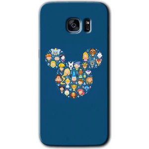 Bera Aksesuar Samsung Galaxy S7 Edge Kılıf Hd Desen Baskılı Arka Kapak - Mickey