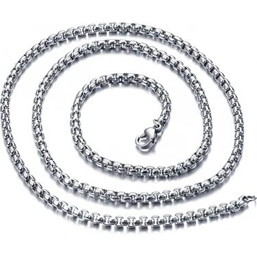 Chavin Gri 70 Cm. 5 Mm. Erkek Çelik Zincir