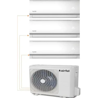 Airfel İç Ünite (LTXM25N +LTXM25N +LTXM25N ) Dış Ünite (3LMX80A) A++ 28000 BTU Multi Inverter