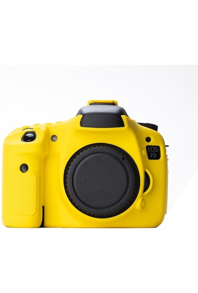 Zshskj Eos 7d Için Yumuşak Silikon Koruyucu Kılıf - Sarı (Yurt Dışından)