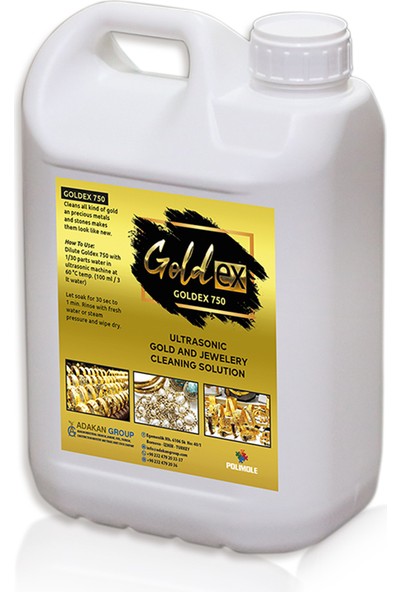 Goldex 750 Altın Yıkama Şampuanı 5lt.